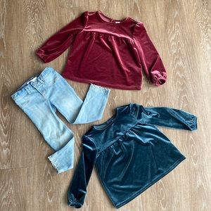 Size 4T Girls Holiday Bundle, 3 Piece Set